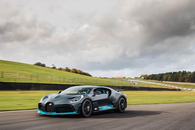 The stunning Bugatti Divo, which will be the star of the show at the Alex’s Wish Supercars Event at Ratcliffe College