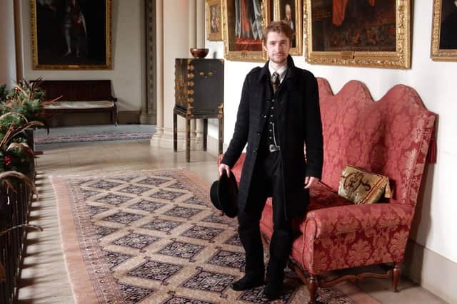 Tim Grayson pictured at the castle at Christmas