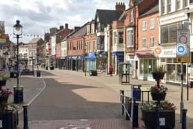 The town centre gates in Nottingham Street, Melton, which will be refurbished before being brought back into use IMAGE Google StreetView