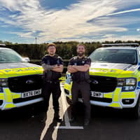 Rural police officers take delivery of new high-tech vehicles to patrol Leicestershire and Rutland