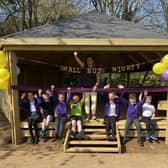 Ab Kettleby School pupils enjoy their new outdoor classroom