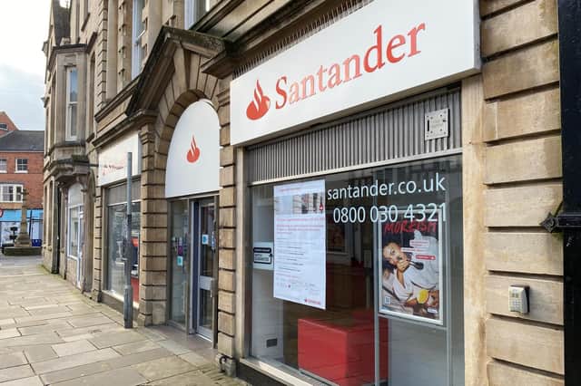 The Melton Mowbray branch of Santander