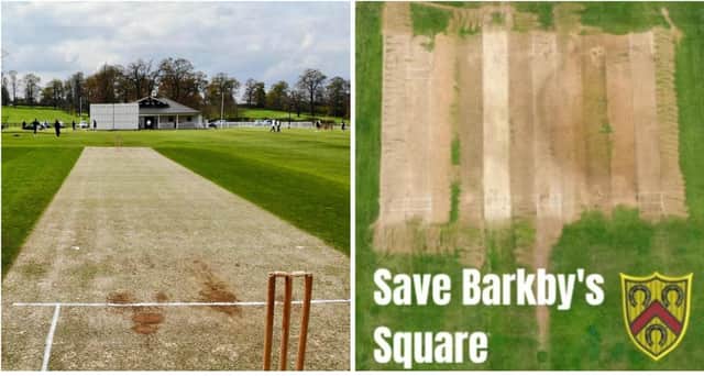 Barkby United Cricket Club, which has been left reeling by a vandal attack on its pitch