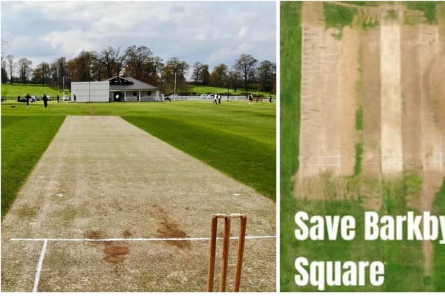 Barkby United Cricket Club, which has been left reeling by a vandal attack on its pitch