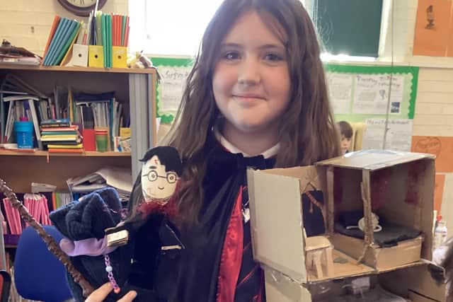 Somerby School student on World Book Day