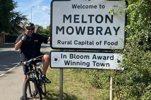 Darren Atwood pictured on his return to Melton