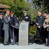 The Duke Edinburgh opens the new memorial and wellbeing garden at Leicestershire Police HQ PICTURE COPYRIGHT MATT SHORT / MATT SHORT PHOTOGRAPHY