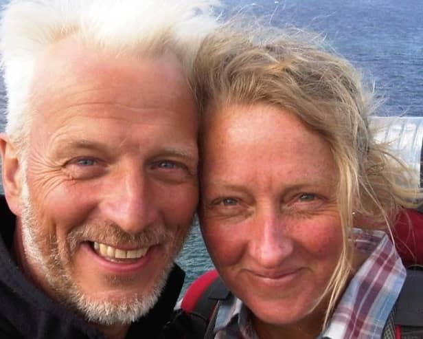 Moth and Raynor Winn - whose lives are being depicted in new movie, The Salt Path   IMAGE : PSPA