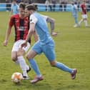 Paul Anderson takes on the Kimberley defence. Photo: Mark Woolterton.