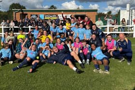 Some of the players and volunteers at Asfordby Amateurs Ladies, Girls and Inclusive Football Club, which has been awarded the King's Award for Voluntary Service