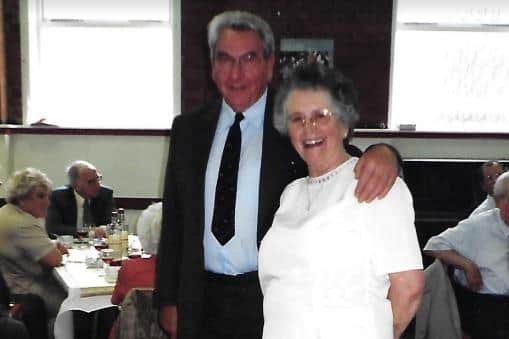 Rev Douglas Dennis with his wife, Anne