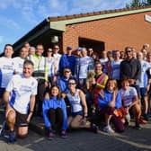 Members of the Stilton Striders club, which is preparing to organise the Stilton 7