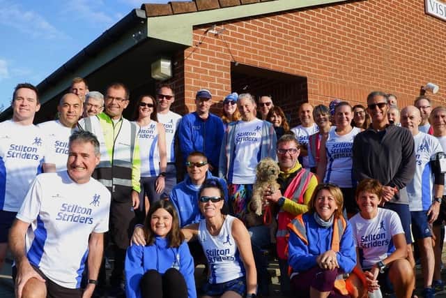 Members of the Stilton Striders club, which is preparing to organise the Stilton 7