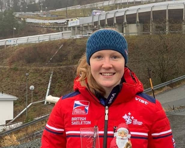 Amelia Coltman - now racing top tier with GB as she chases Winter Olympics dream.