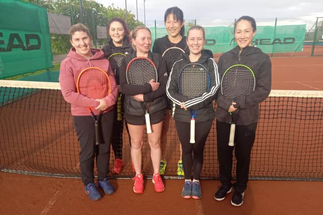 Melton Ladies first team - title winners.