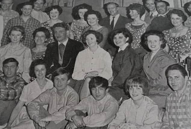 Cast members of The Melton Musical Theatre Company's 1967 production of The Pyjama Game