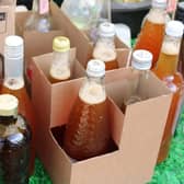 Some of the juice produced at last year's Melton Apple Day