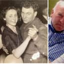 Don and Sylvia Smart pictured (left) in the early years of their relationship and (right) later in life