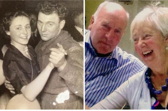 Don and Sylvia Smart pictured (left) in the early years of their relationship and (right) later in life