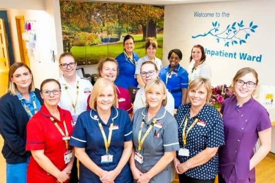 Some of the staff at LOROS, the Leicestershire and Rutland hospice