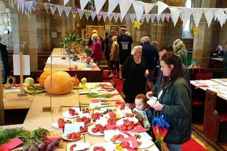 Visitors enjoy Stathern Village Show