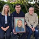 Sabrina's family: Pauline Nimmo (Sabrina's sister), Joseph Brett (Sabrina's brother), Noel Brett (Sabrina's father); courtesy of ITV Anglia