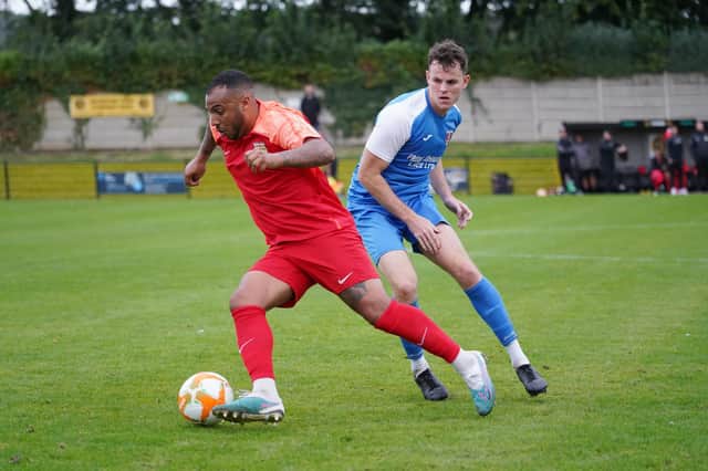Greg Mills - went close for Melton in defeat at Sherwood. Pic by Adam Etheridge.