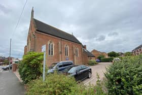 St John The Baptist Catholic Church in Melton Mowbray - planning permission has been given for a new community hall to be built next to it