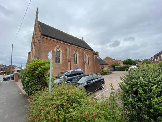 St John The Baptist Catholic Church in Melton Mowbray - planning permission has been given for a new community hall to be built next to it