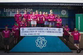 Members of Leicestershire's young farmers