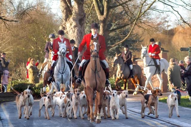 The Melton New Year hunt meet back in 2017 at Play Close Park