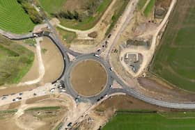 The site of NEMMDR roundabout 3 on the Melton Spinney Road, which needs to remain closed another month