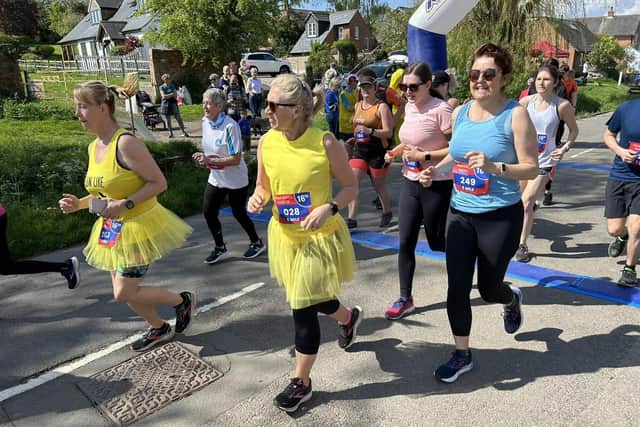 Runners in a previous Wymeswold Waddle