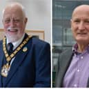 Dr Kevin Feltham (left), who has been re-elected as chairman of Leicestershire County Council and Joe Orson, who is the new vice-chairman
