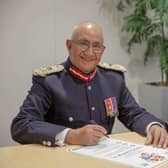 Lord-Lieutenant of Leicestershire Mike Kapur, the King's representative in Leicestershire
