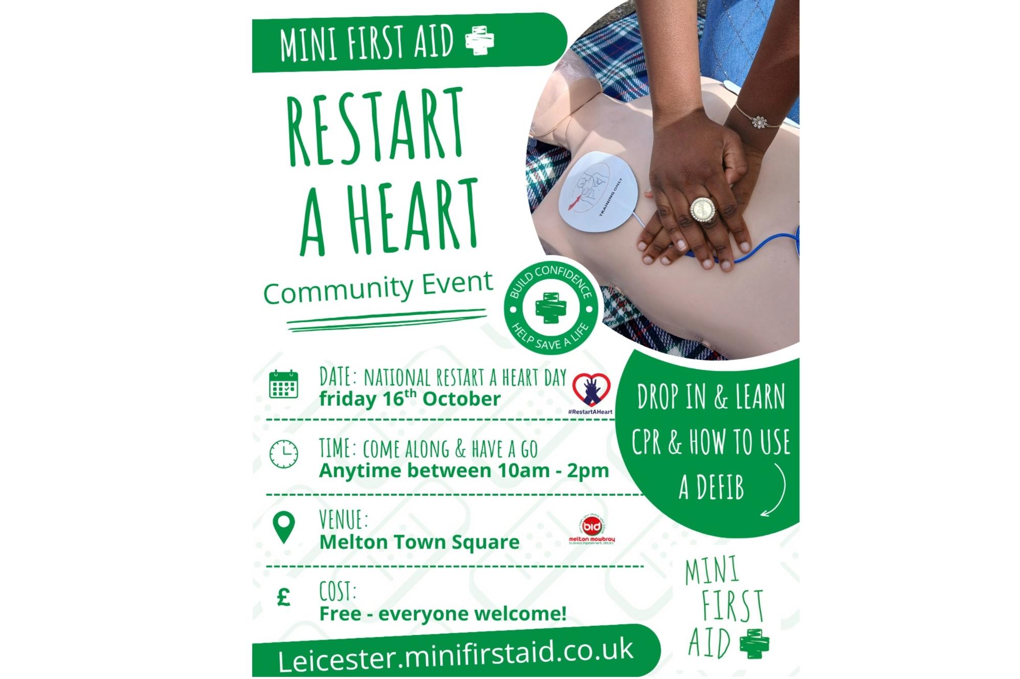 Local first aid trainer brings free CPR event to Melton