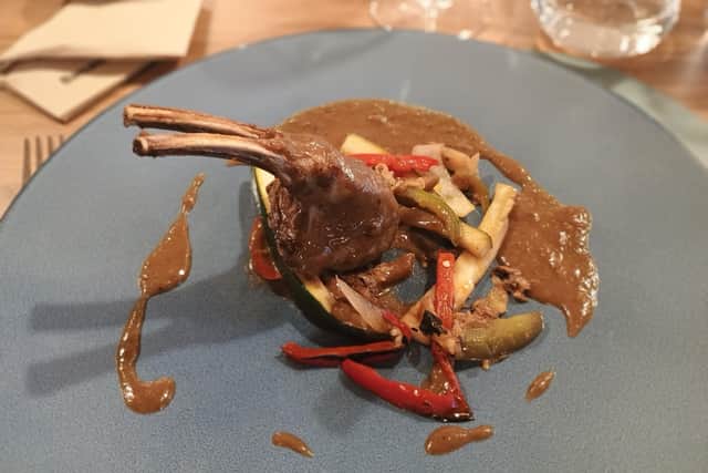 A delicious lamb rack dish at the Magical restaurant