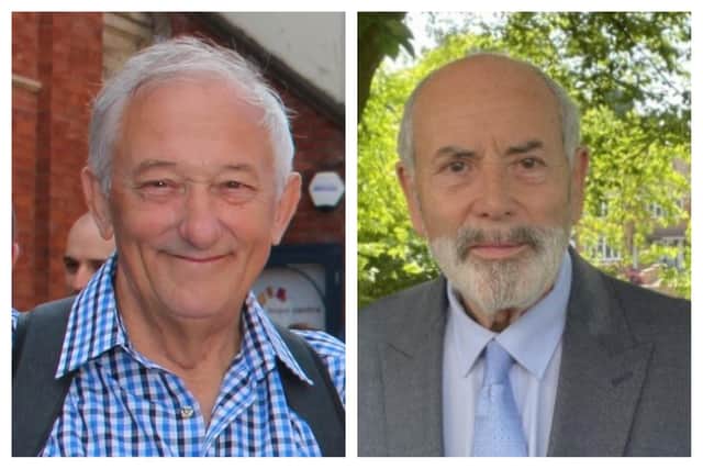 Melton Borough Council leader Pip Allnatt (left) and Leicestershire County Council leader Dan Harrison are urging resident to give their views on a new council set-up