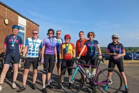 Some of the riders who took part in this year's Velo Belvoir