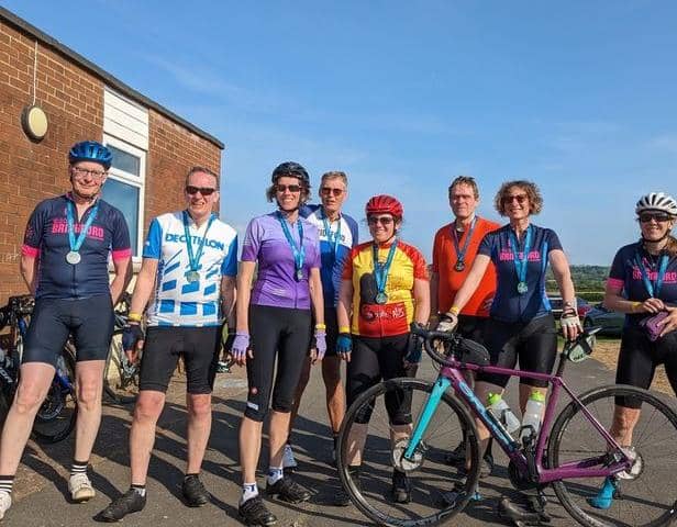 Some of the riders who took part in this year's Velo Belvoir