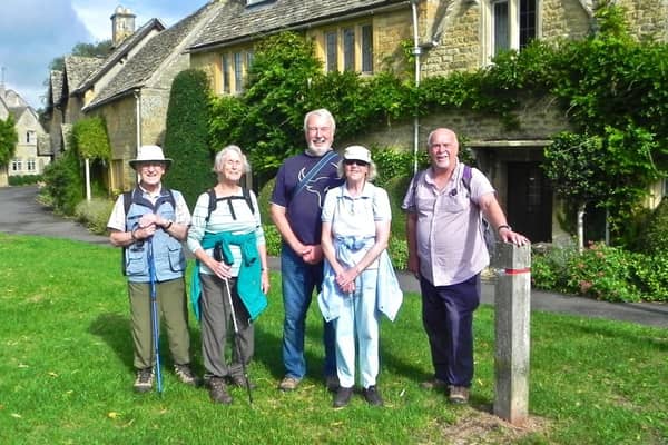 Having walked from Bourton-on-the-Water to the twin villages of Upper and Lower Slaughter, we were ready for a cuppa!