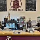 The Steam & Bean coffee shop at Melton Mowbray Railway Station