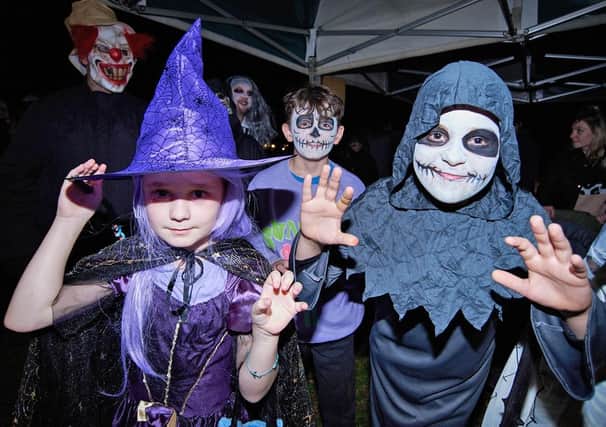 Some of the spooky costumes in the Halloween fancy dress competition in the Play Close
Whitehouse Photography