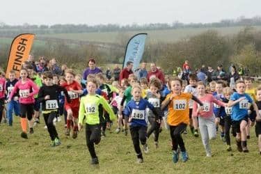 One of the junior races at last year's Thrussington Fun Run