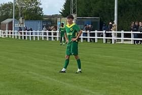 Haydon Jones - first goal for Holwell on Saturday.