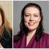 Conservative Party leader candidate, Penny Mordaunt MP (left) and Melton MP, Alicia Kearns, who is supporting her