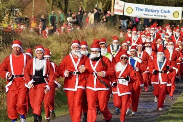 A previous Melton Santa Fun Run