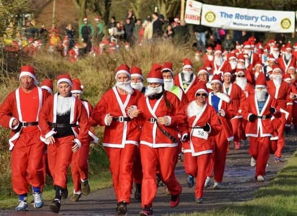 A previous Melton Santa Fun Run