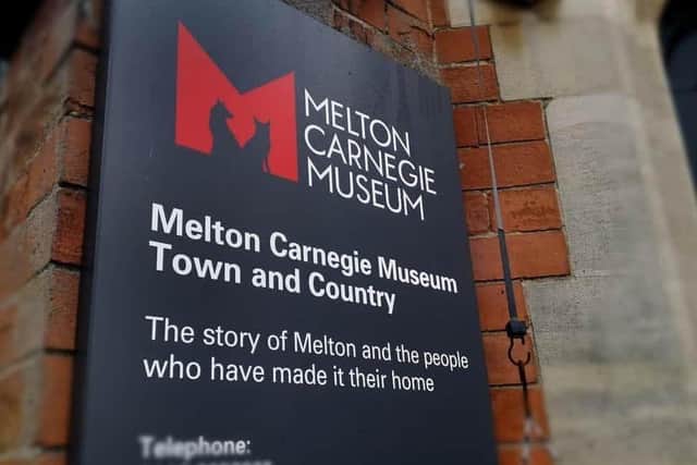 Melton Carnegie Museum, which is hosting Leicestershire's Cultural and Creative Future on September 30