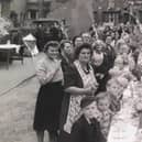 A VE Day party in Burton Road, Melton Mowbray, in May 1945